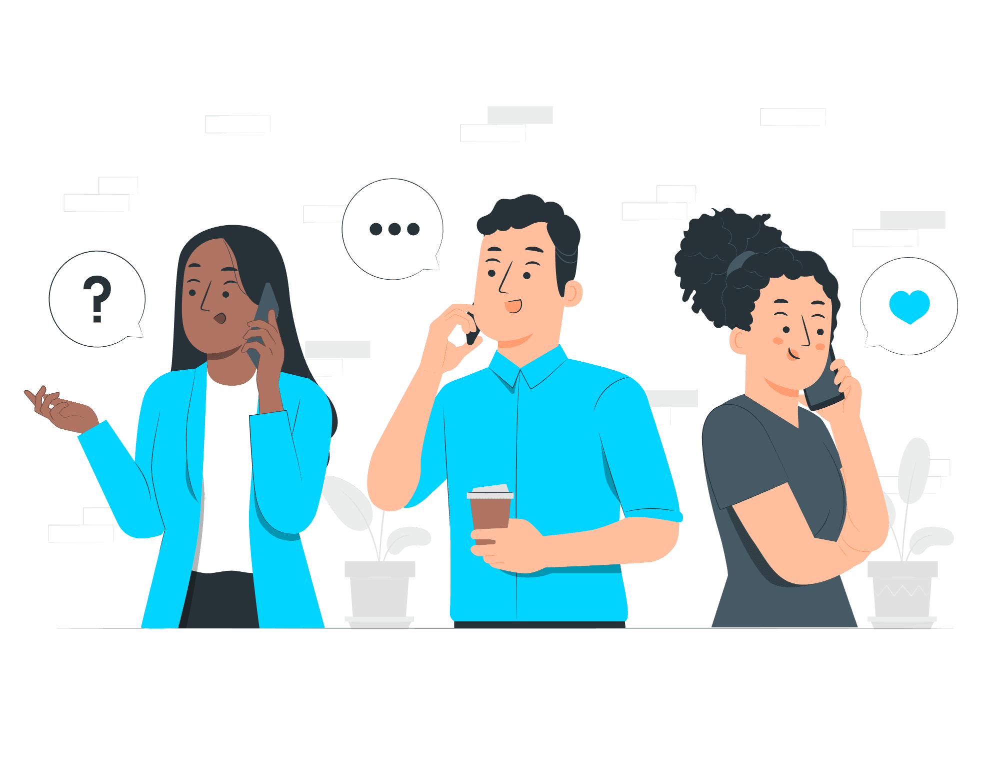 Contact illustration